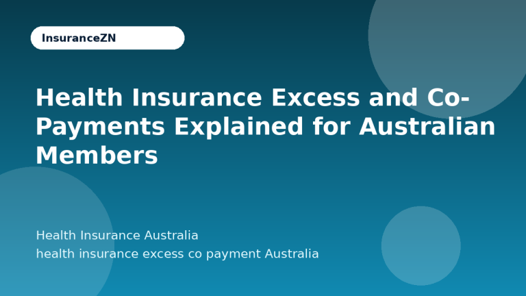 Health Insurance Excess and Co-Payments Explained for Australian Members - Health Insurance Australia guide