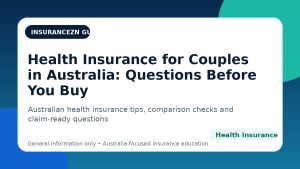 Health Insurance for Couples in Australia: Questions Before You Buy - Australian health insurance guide