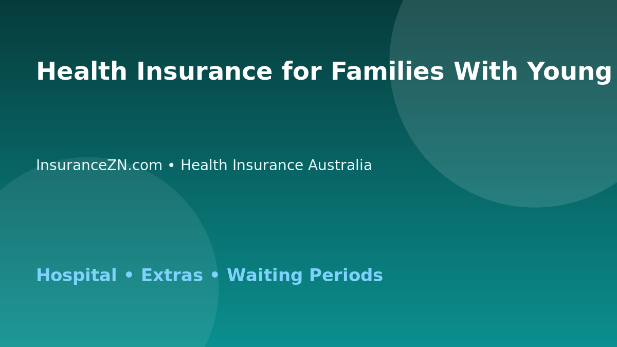 Health Insurance for Families With Young Children - Australian insurance guide