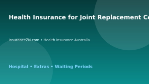 Health Insurance for Joint Replacement Cover - Australian insurance guide