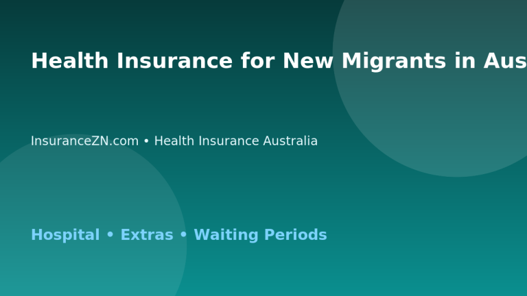 Health Insurance for New Migrants in Australia - Australian insurance guide