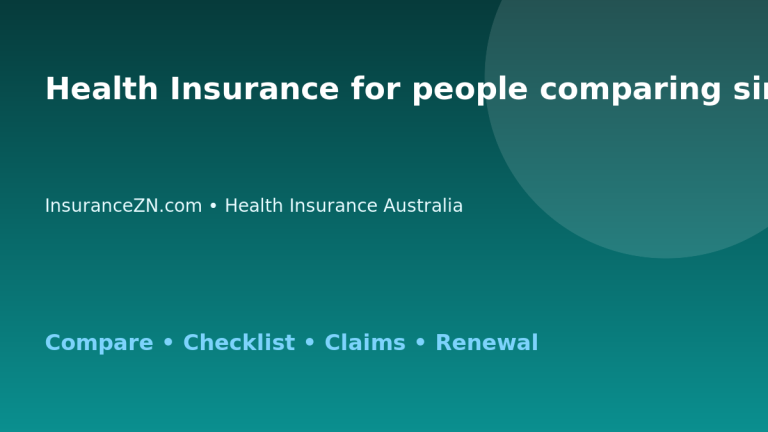 Health Insurance for people comparing single parent policies in Australia - Australian insurance guide