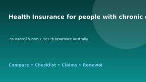 Health Insurance for people with chronic condition support needs in Australia - Australian insurance guide