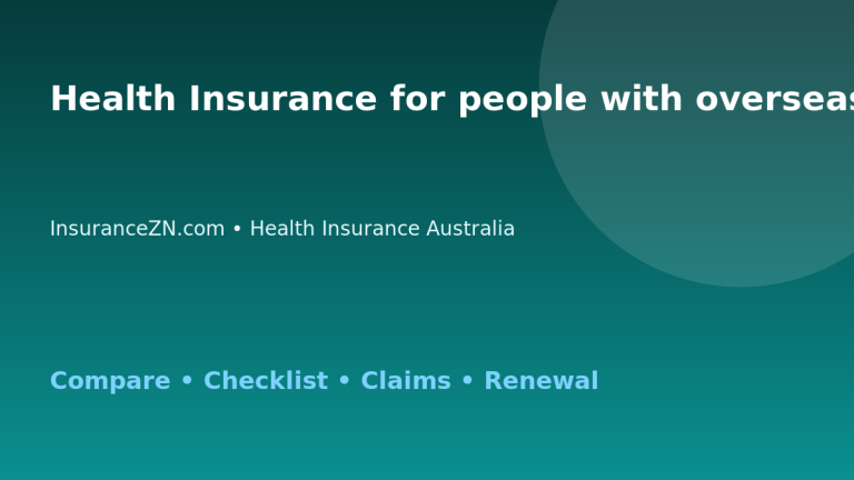 Health Insurance for people with overseas visitors cover questions in Australia - Australian insurance guide