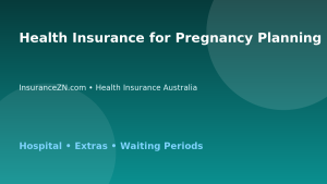 Health Insurance for Pregnancy Planning in Australia - Australian insurance guide