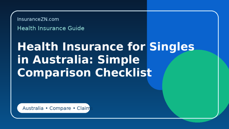 Health Insurance for Singles in Australia: Simple Comparison Checklist - Australian health insurance guide