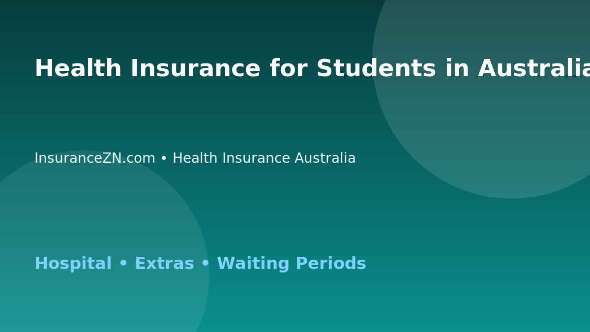 Health Insurance for Students in Australia - Australian insurance guide