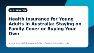 Health Insurance for Young Adults in Australia: Staying on Family Cover or Buying Your Own - Australian health insurance guide