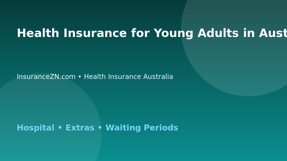 Health Insurance for Young Adults in Australia - Australian insurance guide