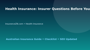 Health Insurance: Insurer Questions Before You Buy for Australian Readers 2026 featured image