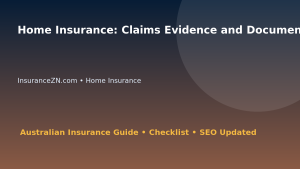Home Insurance: Claims Evidence and Document Strategy for Australian Readers 2026 featured image