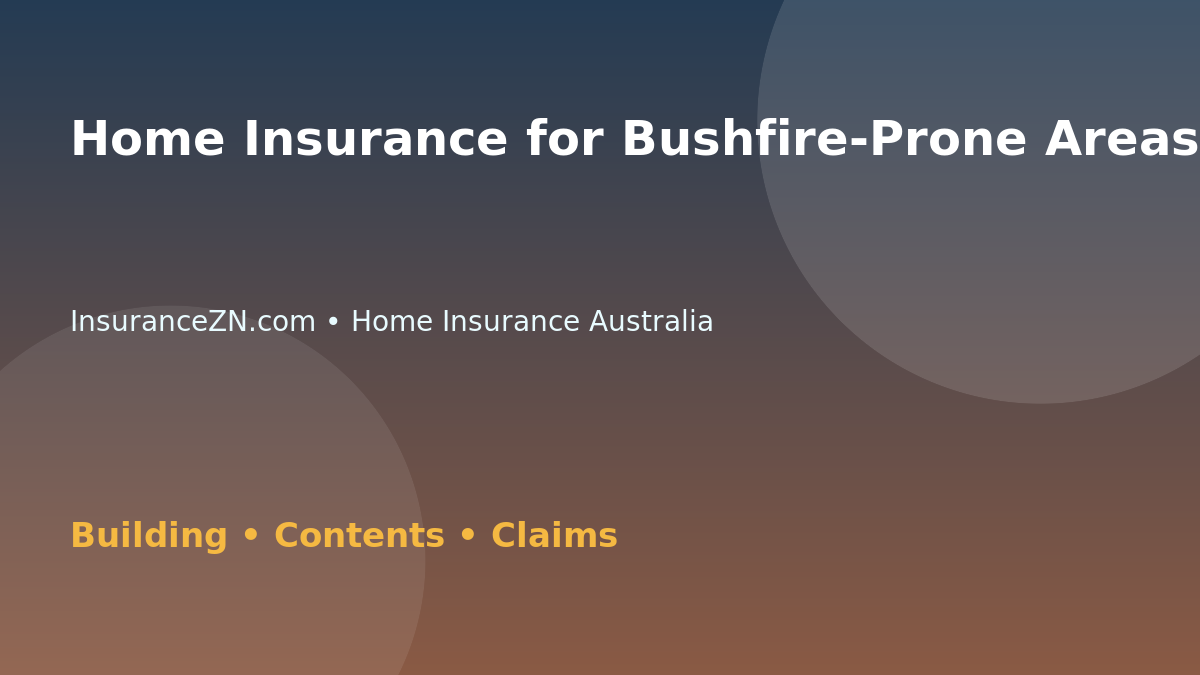 Home Insurance for Bushfire-Prone Areas - Australian insurance guide