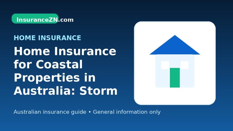 Home Insurance for Coastal Properties in Australia: Storm and Flood Questions - Australian home insurance guide