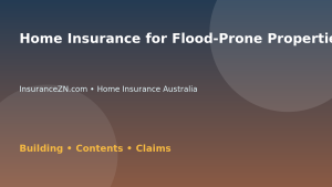 Home Insurance for Flood-Prone Properties - Australian insurance guide