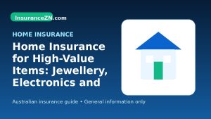 Home Insurance for High-Value Items: Jewellery, Electronics and Collections - Australian home insurance guide