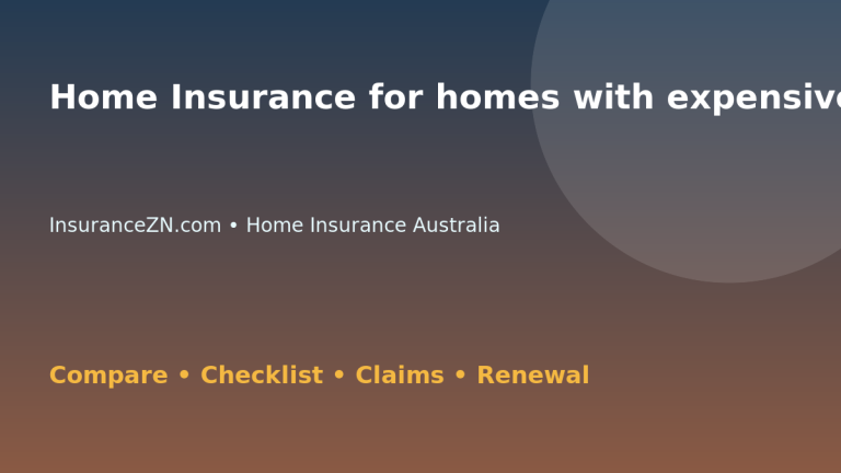 Home Insurance for homes with expensive appliances in Australia - Australian insurance guide