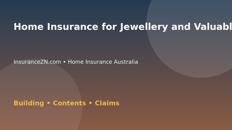 Home Insurance for Jewellery and Valuables - Australian insurance guide