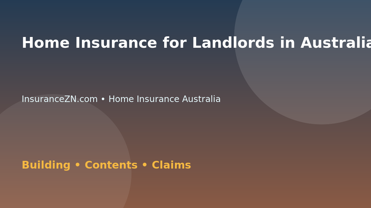 Home Insurance for Landlords in Australia - Australian insurance guide