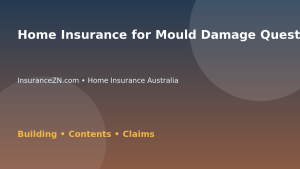 Home Insurance for Mould Damage Questions - Australian insurance guide