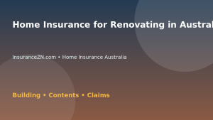 Home Insurance for Renovating in Australia - Australian insurance guide