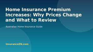 Home Insurance Premium Increases: Why Prices Change and What to Review - Australian home insurance guide from InsuranceZN