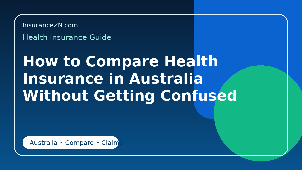 How to Compare Health Insurance in Australia Without Getting Confused - Australian health insurance guide