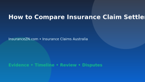 How to Compare Insurance Claim Settlement Offers - Australian insurance claims guide