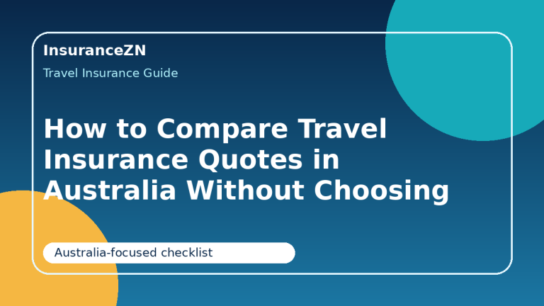 How to Compare Travel Insurance Quotes in Australia Without Choosing Only by Price - compare travel insurance quotes Australia guide for Australian travellers