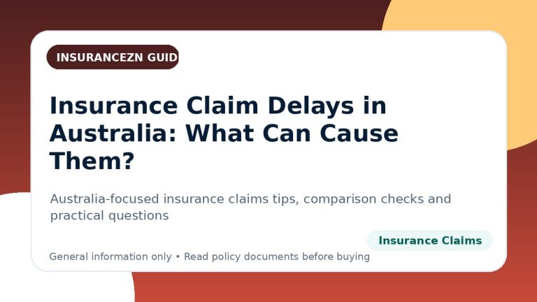Insurance Claim Delays in Australia: What Can Cause Them? - Australian insurance claims guide