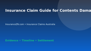 Insurance Claim Guide for Contents Damage in Australia - Australian insurance claim guide