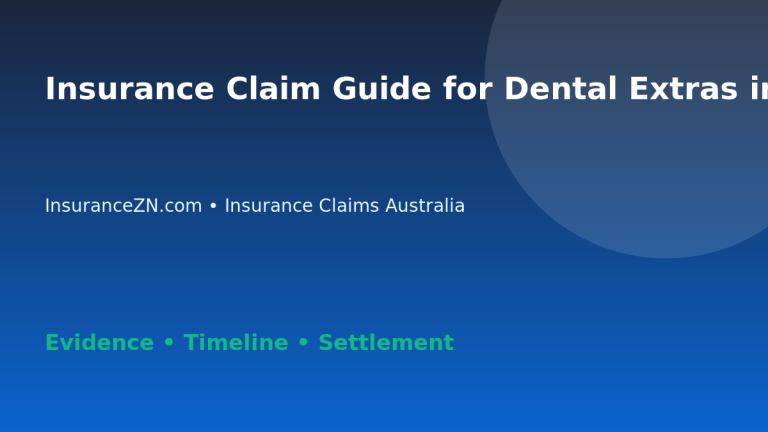 Insurance Claim Guide for Dental Extras in Australia - Australian insurance claim guide