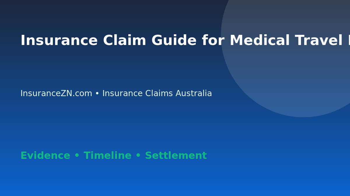 Insurance Claim Guide for Medical Travel Emergency in Australia - Australian insurance claim guide