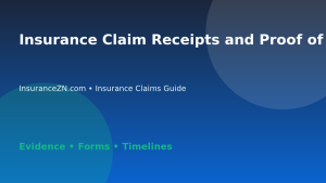 Insurance Claim Receipts and Proof of Ownership: Practical Guide - Australian insurance claims guide