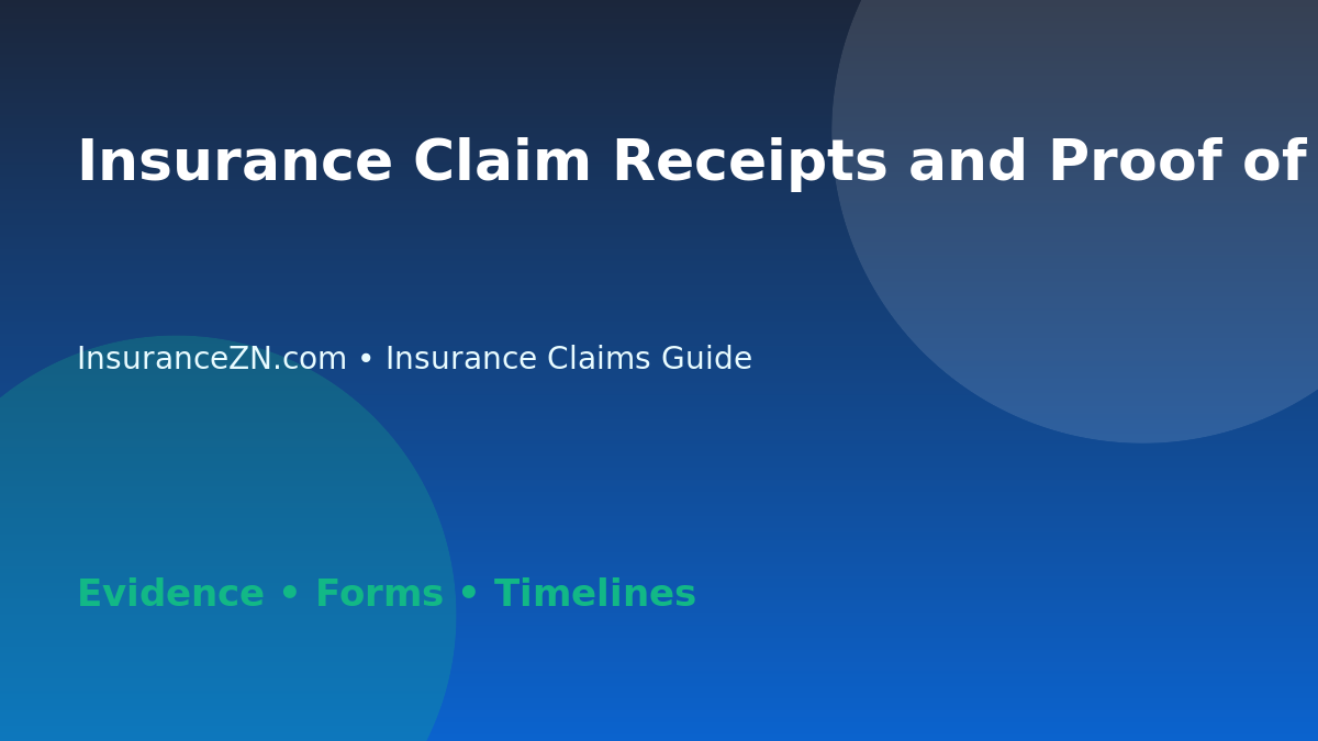 Insurance Claim Receipts and Proof of Ownership: Practical Guide - Australian insurance claims guide