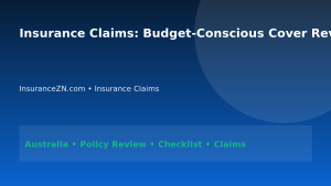 Insurance Claims: Budget-Conscious Cover Review for Australians 2026 - InsuranceZN Australian insurance guide