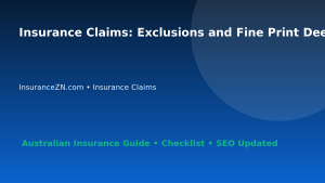 Insurance Claims: Exclusions and Fine Print Deep Guide for Australian Readers 2026 featured image