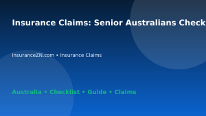 Insurance Claims: Senior Australians Checklist for Australian Readers 2026 - InsuranceZN Australian insurance guide