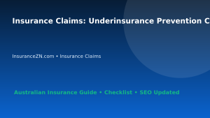 Insurance Claims: Underinsurance Prevention Checklist for Australian Readers 2026 featured image