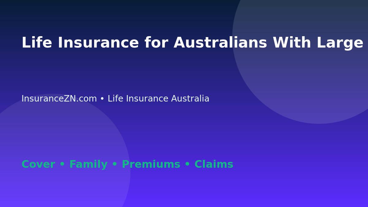 Life Insurance for Australians With Large Credit Card Debt - Australian insurance guide