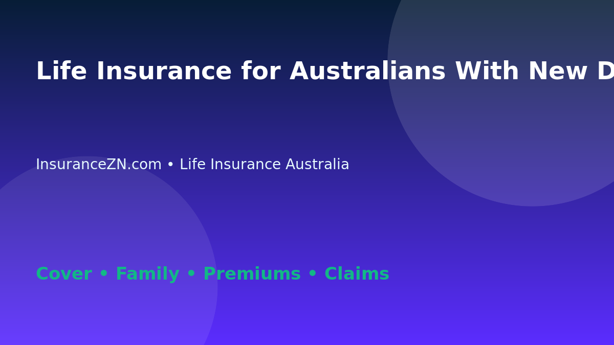 Life Insurance for Australians With New Dependants - Australian insurance guide