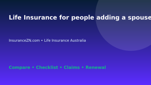 Life Insurance for people adding a spouse beneficiary in Australia - Australian insurance guide