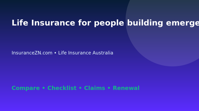 Life Insurance for people building emergency savings in Australia - Australian insurance guide
