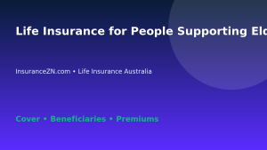 Life Insurance for People Supporting Elderly Parents - Australian insurance guide