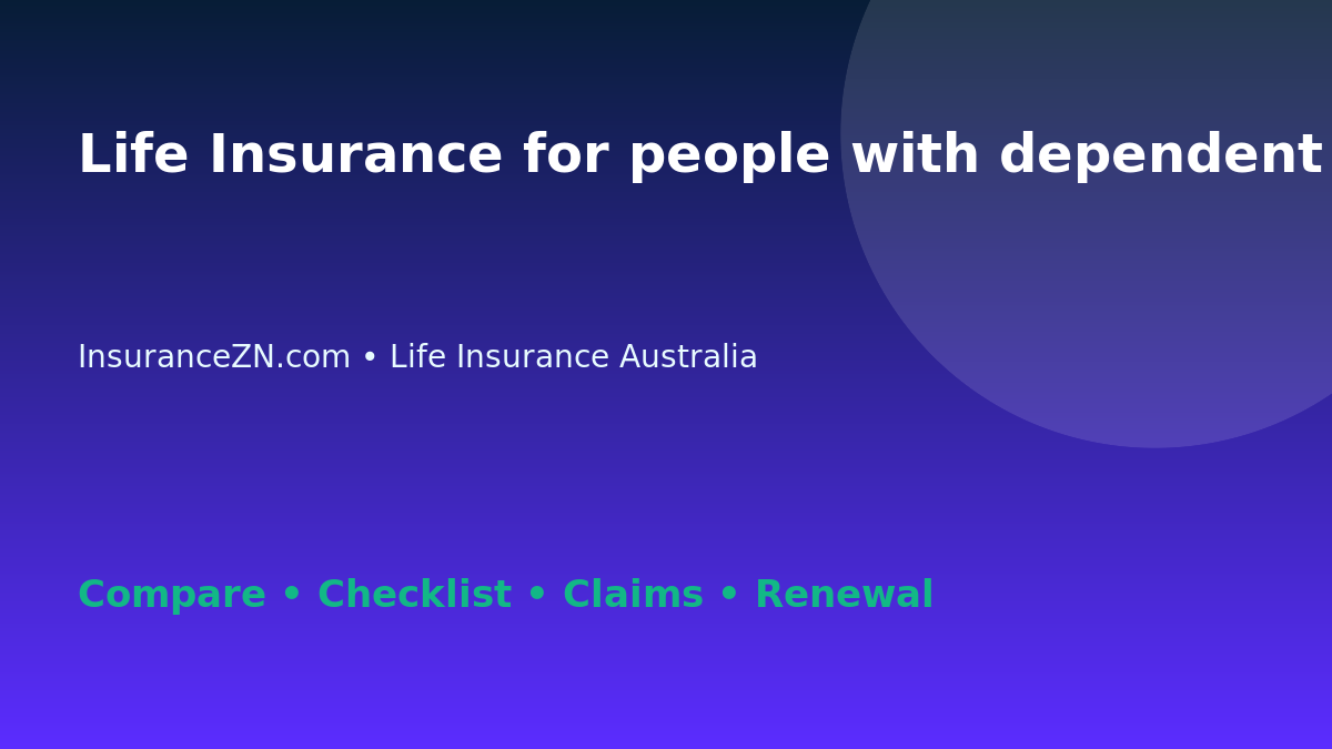 Life Insurance for people with dependent siblings in Australia - Australian insurance guide