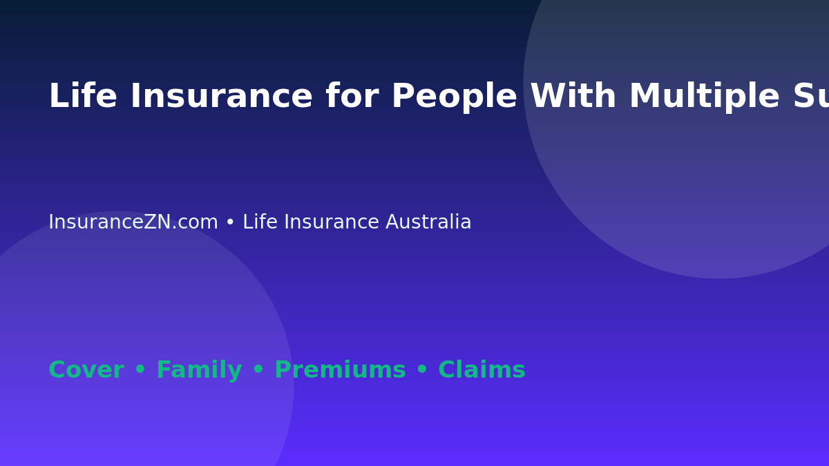 Life Insurance for People With Multiple Super Funds - Australian insurance guide