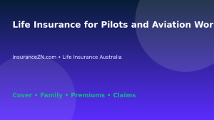 Life Insurance for Pilots and Aviation Workers in Australia - Australian insurance guide