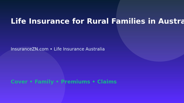 Life Insurance for Rural Families in Australia - Australian insurance guide