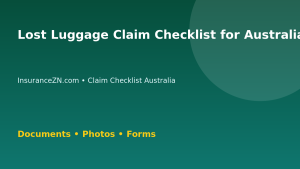 Lost Luggage Claim Checklist for Australian Policyholders - Australian insurance claim guide