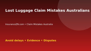 Lost Luggage Claim Mistakes Australians Should Avoid - Australian insurance claim guide