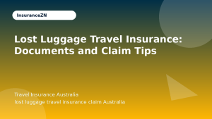 Lost Luggage Travel Insurance: Documents and Claim Tips - Travel Insurance Australia guide